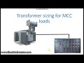 Transformer Sizing For MCC Or Switchgear