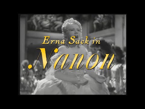 Opera Series  - Erna Sack in Nanon (1938) - Film Vocal Range (A3-C7)