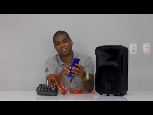 Vídeo relacionado con Mini Mezclador de Audio Estéreo Interfaz de Audio 4 Canales RCA Consola de Mezcla de Audio Portátil con Controles de Volumen Separados para Live Broadcast DJ Karaoke
