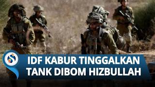 Strategi Jebakan Mematikan! Hizbullah Hancurkan 10 Tank dan 2 Buldoser Israel, Tentara Kabur