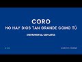 Coro, No hay Dios Tan Grande Como Tú. ♪(Instrumental con Letra)♪ IDMJI