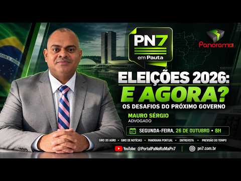 AO VIVO | Lula reeleito: o que muda no Brasil? Notícias de Goiás e Agro | PN7 em Pauta