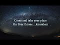 Even So You're the Lion of Judah by Paul Wilbur Lyric Video