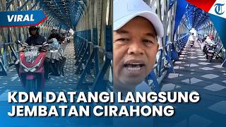 DEDI MULYADI DATANG LANGSUNG ke Jembatan Cirahong setelah Viral Video Pungli oleh Warga