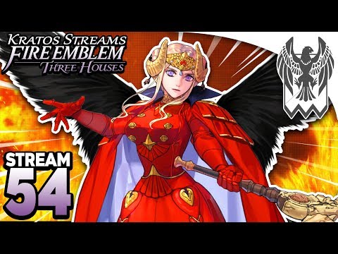 Kratos Streams Fire Emblem Three Houses Part 54: Attacking Claude!  (Black Eagles Path)