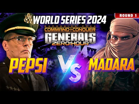 C&C Generals Zero Hour World Series 2024 | Pepsi vs Madara | Round 1