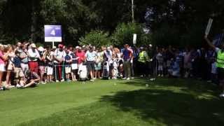 preview picture of video 'Nicolas Colsaerts - Driver tee shot hole 4 Damme Golf & Country club'