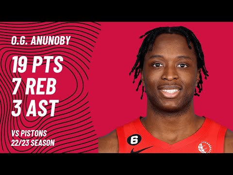O.G. Anunoby vs Detroit Pistons | Nov 14, 2022