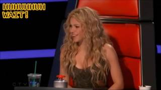 Funny Imitations and Shakira&#39;s authority on The Voice