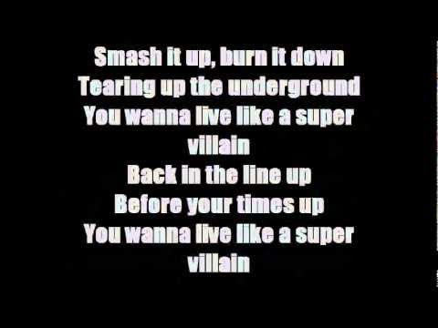 Powerman5000 Super Villain Lyrics On Screen