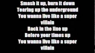 Powerman5000 Super Villain Lyrics On Screen