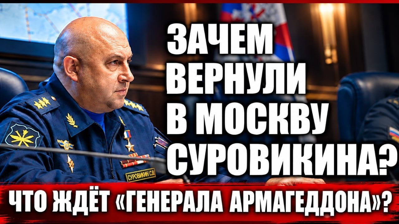 Зачем вернули в Москву Суровикина?