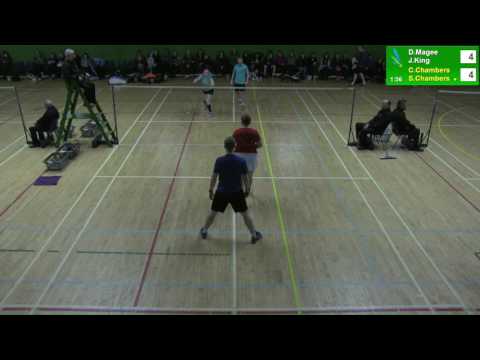 Irish Nationals Semi Finals - XD - D.Magee/J.King v C.Chambers/S.Chambers