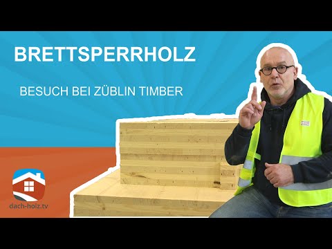 Wie wird Brettsperrholz hergestellt? Zu Besuch in Aichach | dach-holz.tv
