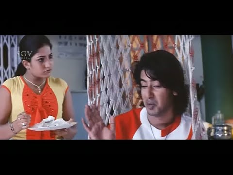 Sunaina Going To Commit Suicide for Prajwal Devaraj | Best Scene from Gange Bare Thunge Bare