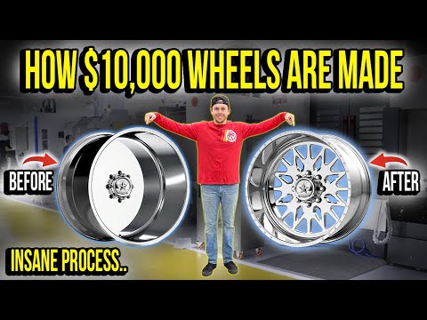 How $10,000 American Force Wheels Are Made | My Wrecked Rebuilt 2023 GMC Duramax Denali Build Part 8