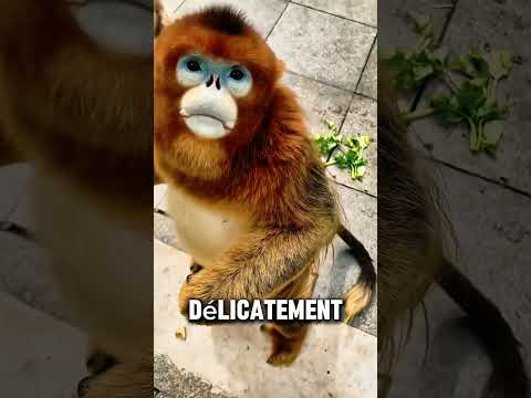 Le singe doré au nez retroussé : un primate doux, curieux et étonnamment généreux