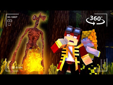 You're ESCAPING SIREN HEAD in 360/VR - Horror Minecraft VR Video