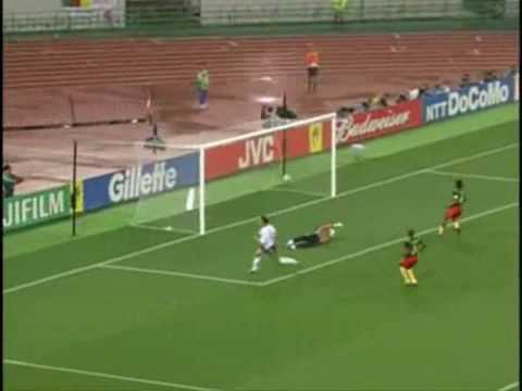 GERMANY CAMEROON 1 ROUND WORLD CUP 2002.