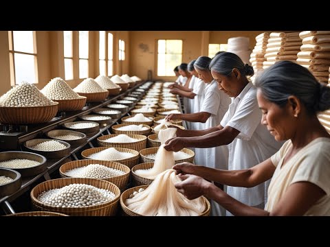 How silk is made | Silkworm breeding and harvesting process