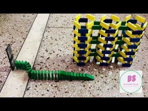 Octawall by lily hevesh || Super Fun to Make || Domino#3Squad ||