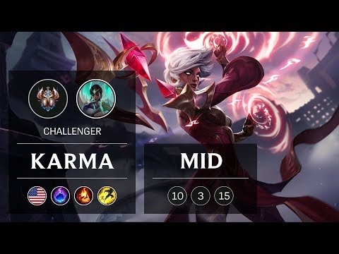 Karma Mid vs Zoe - NA Challenger Patch 9.1