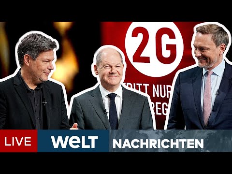 KOALITIONSVERTRAG UNTERSCHRIEBEN: Corona-Krise überschattet politische Zeitenwende | WELT NEWSSTREAM