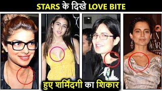 Bollywood Stars Caught With Love Bite | Awkward Moment video