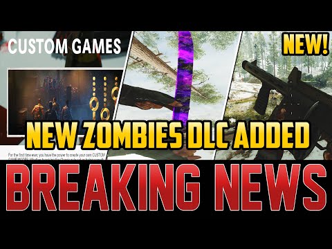 BRAND NEW ZOMBIES DLC CONTENT JUST ADDED - MORE FEATURES AND WEAPONS UNLOCKED! (Cold War Zombies)