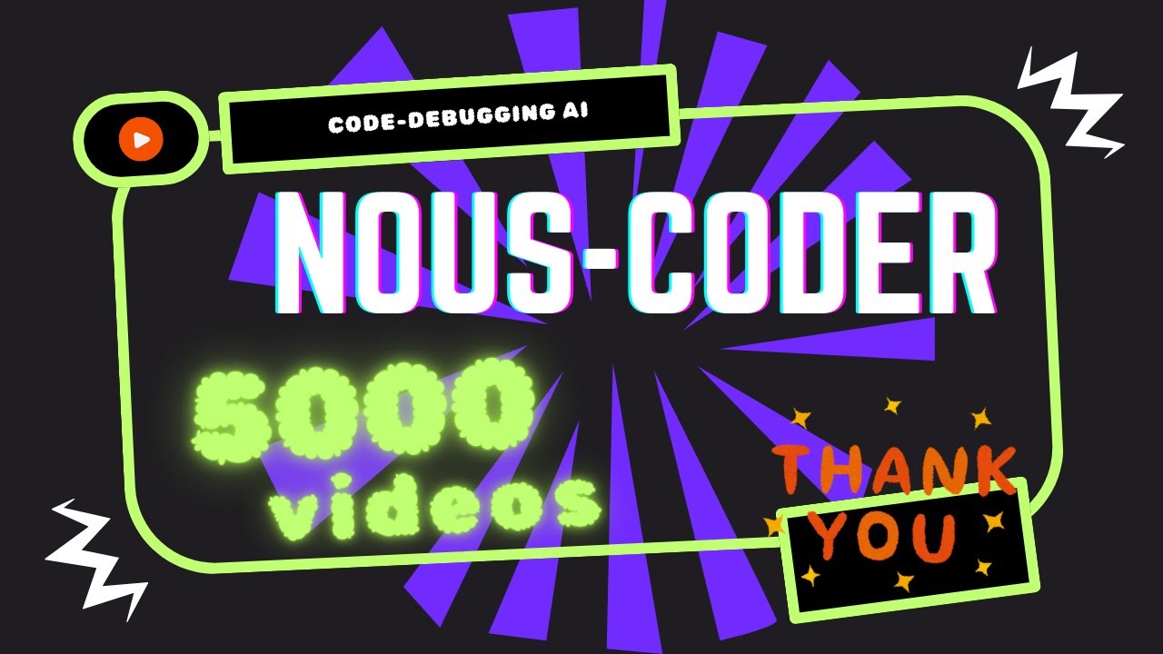 NousCoder-14B: Code-Debugging AI - My 5000th AI Video! 🚀