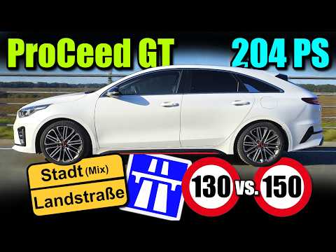 Kia ProCeed GT (204 hp) REAL-WORLD fuel consumption - Data, information, review, test report (Ger...