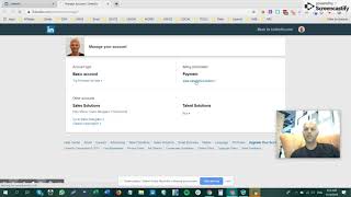 How to download LinkedIn Sales Navigator Invoices / Receipts