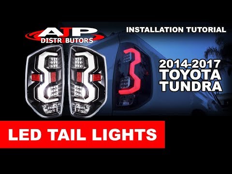 14-17 TOYOTA TUNDRA LED TAIL LIGHTS INSTALL - AJP DISTRIBUTORS