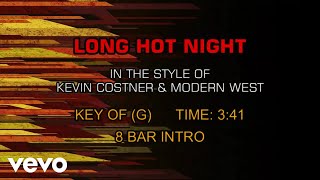 Kevin Costner &amp; Modern West - Long Hot Night (Karaoke)