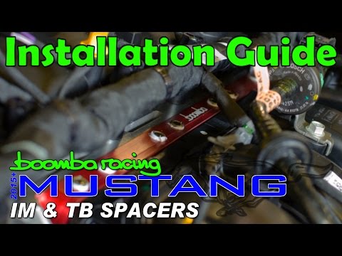 How to Install | Boomba Intake Manifold & Throttle Body Spacers for '15+ Ford Mustang Ecoboost