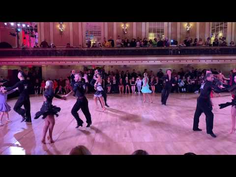 NYDF 2020 - Pro/Am Open Latin A Cha Cha - Caroline Nunberg and Tomas Vasicek
