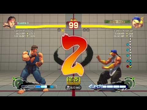 SSFIVAE~ Ryu (GaXSHiXTuuuuU) vs.  Yun (CafeID RoseCarl) HD
