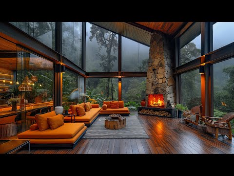 Rainy Day Retreat - Cozy Forest Hideaway with Crackling Fireplace for Ultimate Relaxation 🌧️🔥