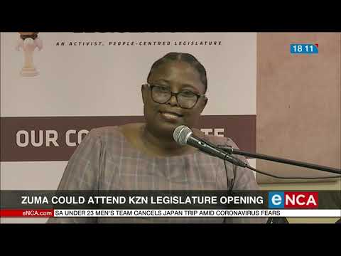 Zuma could be attending the opening of KwaZulu Natal Legislature