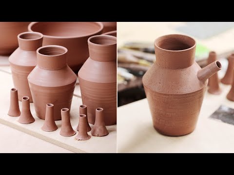 How to Make a Pottery Pouring Vessels — Narrated