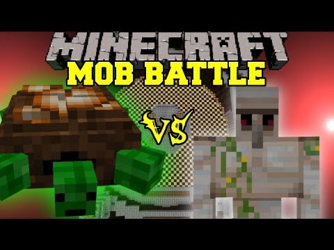 Iron Golem Vs. Turtle Boss - Minecraft Mob Battles - Arena Battle
