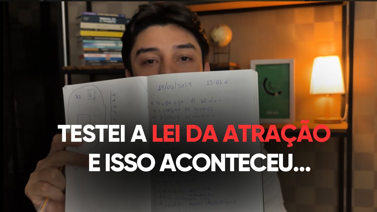 Como mudei minha mentalidade usando a lei da atração (veja até o final)
