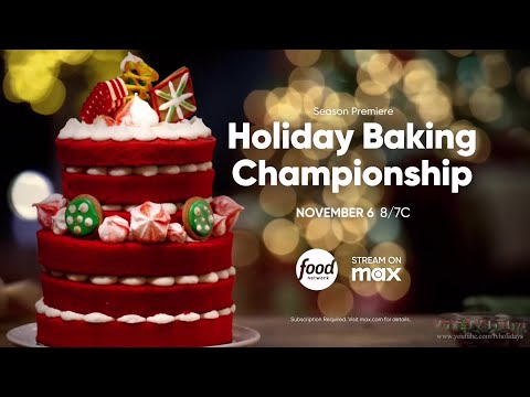 Food Network HD US Christmas Advert 2023 🎄Holiday Baking Championship