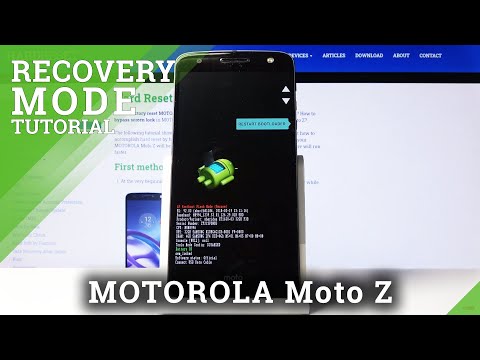 How to Enter Recovery Mode in  MOTOROLA Moto Z – Use Recovery Menu