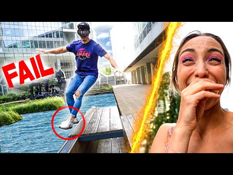 Ca devait forcément mal finir... (Parkour Bourré Challenge)