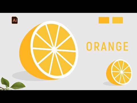 Orange tutorial in Adobe Illustrator