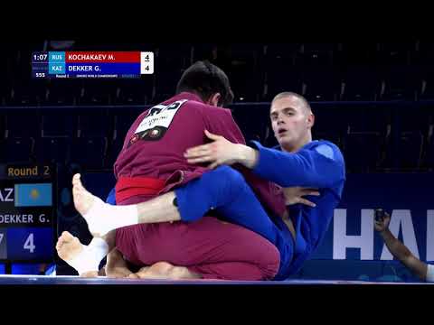 Round 2 Men's GP Gi - 92 kg: M. KOCHAKAEV (RUS) v. G. DEKKER (KAZ)