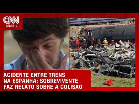 “Colocavam corpos ao nosso lado”, relata sobrevivente de acidente de trem na Espanha | CNN BRASIL