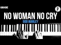 Bob Marley - No Woman No Cry Karaoke Acoustic Piano Instrumental
