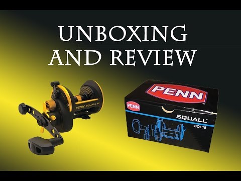 Penn Squall 115 Star Drag Casting Reel Unboxing and Review 4K